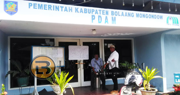 Kondisi Kantor PDAM Bolmong Pasca Dissegel oleh karyawan