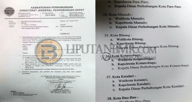 Surat Pemberitahuan Penganugerahan WTN dari Kementrian Perhubungan RI