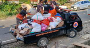 BPBD Kabupaten Bolaang Mongondow terus salurkan bantuan kepada warga terdampak banjir bandang, Desa Solimandungan Bersatu, Kecamatan Bolaang, Kabupaten Bolmong, Jumat 5 Juni 2026. (foto.dok/BPBD Bolmong)